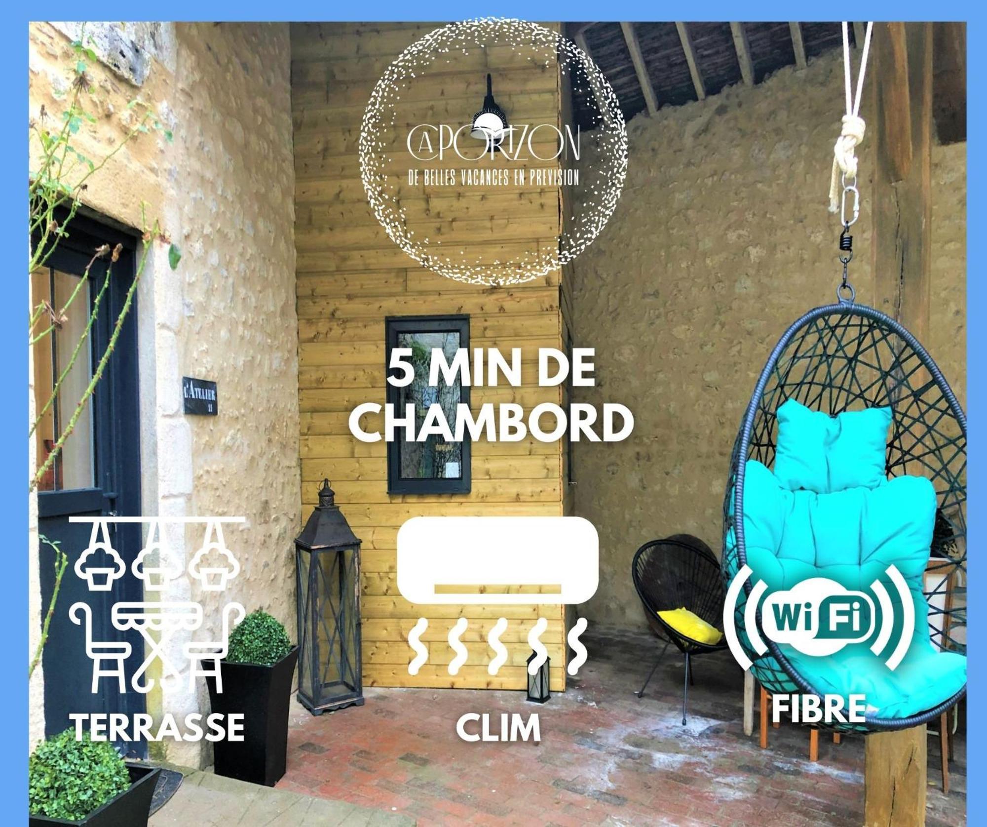 Caporizon-L'Atelier-Aux Portes Du Chateau De Chambord Saint-Claude-de-Diray Dış mekan fotoğraf